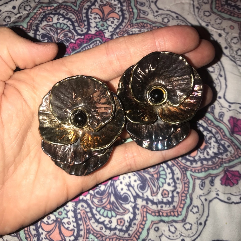 Vintage Silver Clip Earrings! 925 Silver